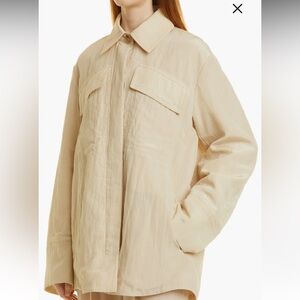 Vince Women's Cream Pale Fawn Padded Jacket Size Small NWOT